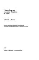 Labour law and industrial relations in Japan by Hanami, Tadashi.