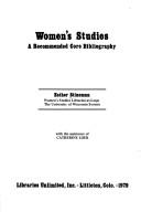 Cover of: Women's studies: a recommended core bibliography