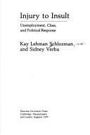 Cover of: Injury to insult | Kay Lehman Schlozman