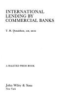 Cover of: International lending by commercial banks
