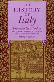 Cover of: The history of Italy