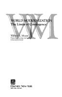 Cover of: World modernization: the limits of convergence