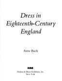 Cover of: Dress in eighteenth-century England