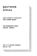 Cover of: Southern Africa by Grant S. McClellan