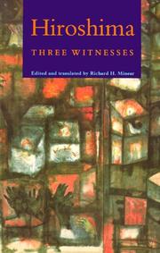 Cover of: Hiroshima: Three Witnesses