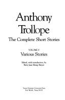 Cover of: The Christmas stories by Anthony Trollope