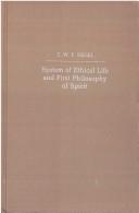 Cover of System of ethical life (1802/3) and first Philosophy of spirit (part III of the System of speculative philosophy 1803/4) by Georg Wilhelm Friedrich Hegel