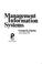 Cover of: Management information systems