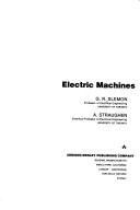 Cover of: Electric machines