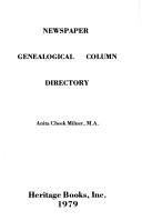 Cover of: Newspaper genealogical column directory