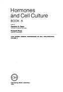 Cover of: Hormones and cell culture