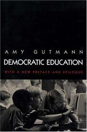 Cover of: Democratic Education