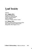 Cover of: Lead toxicity