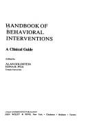 Cover of: Handbook of behavioral interventions: a clinical guide