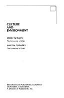 Cover of: Culture and environment | Irwin Altman