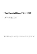 Cover of: Jean Renoir, the French films, 1924-1939 by Sesonske, Alexander., Alexander Sesonske