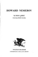 Cover of: Howard Nemerov by Ross Labrie