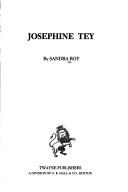 Cover of: Josephine Tey by Sandra Roy