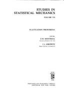 Cover of: Fluctuation phenomena