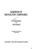 Handbook of refractory compounds by Grigoriĭ Valentinovich Samsonov