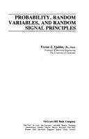 Cover of: Probability, random variables, and random signal principles