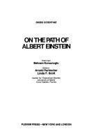 Cover of: On the path of Albert Einstein | 