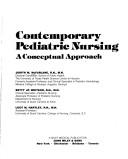 Cover of: Contemporary pediatric nursing: a conceptual approach