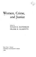 Cover of: Women, crime, and justice