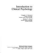 Cover of: Introduction to clinical psychology