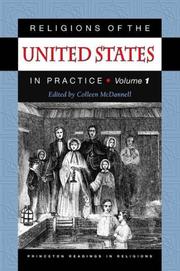 Cover of: Religions of the United States in Practice, Volume 1. by Colleen McDannell
