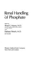 Cover of: Renal handling of phosphate