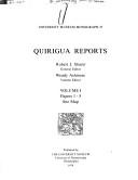Cover of: Quirigua reports by Robert J. Sharer, general editor.