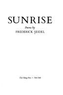 Cover of: Sunrise by Frederick Seidel