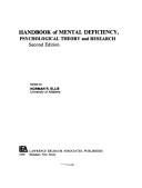Handbook of mental deficiency by Norman R. Ellis