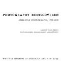 Cover of: Photography rediscovered: American photographs, 1900-1930