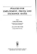 Cover of: Policies for employment, prices, and exchange rates