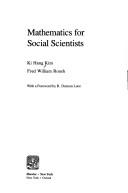 Cover of: Mathematics for social scientists