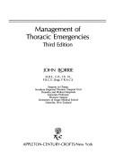 Cover of: Management of thoracic emergencies