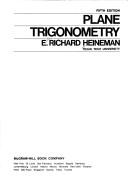 Cover of: Plane trigonometry by E. Richard Heineman