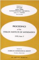 Cover of: Theory of numbers, mathematical analysis and their applications: collection of papers dedicated to academician Ivan Matveevic̆ Vinogradov on his eighty-fifth birthday