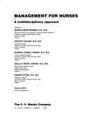 Cover of: Management for nurses | 