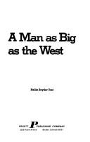 Cover of: A man as big as the West