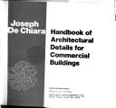 Cover of: Handbook of architectural details for commercial buildings