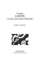 Cover of: Truman Capote: a primary and secondary bibliography