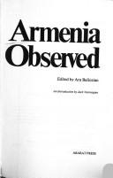 Cover of: Armenia observed