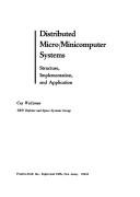 Cover of: Distributed micro/minicomputer systems by Cay Weitzman