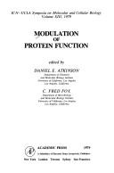 Cover of: Modulation of protein function
