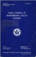 Cover of: Public control of environmental health hazards