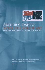 Cover of: After the end of art by Arthur Coleman Danto