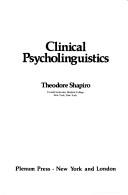 Cover of: Clinical psycholinguistics